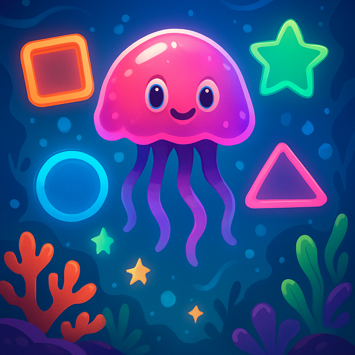 Jellyfish Shape Safari
