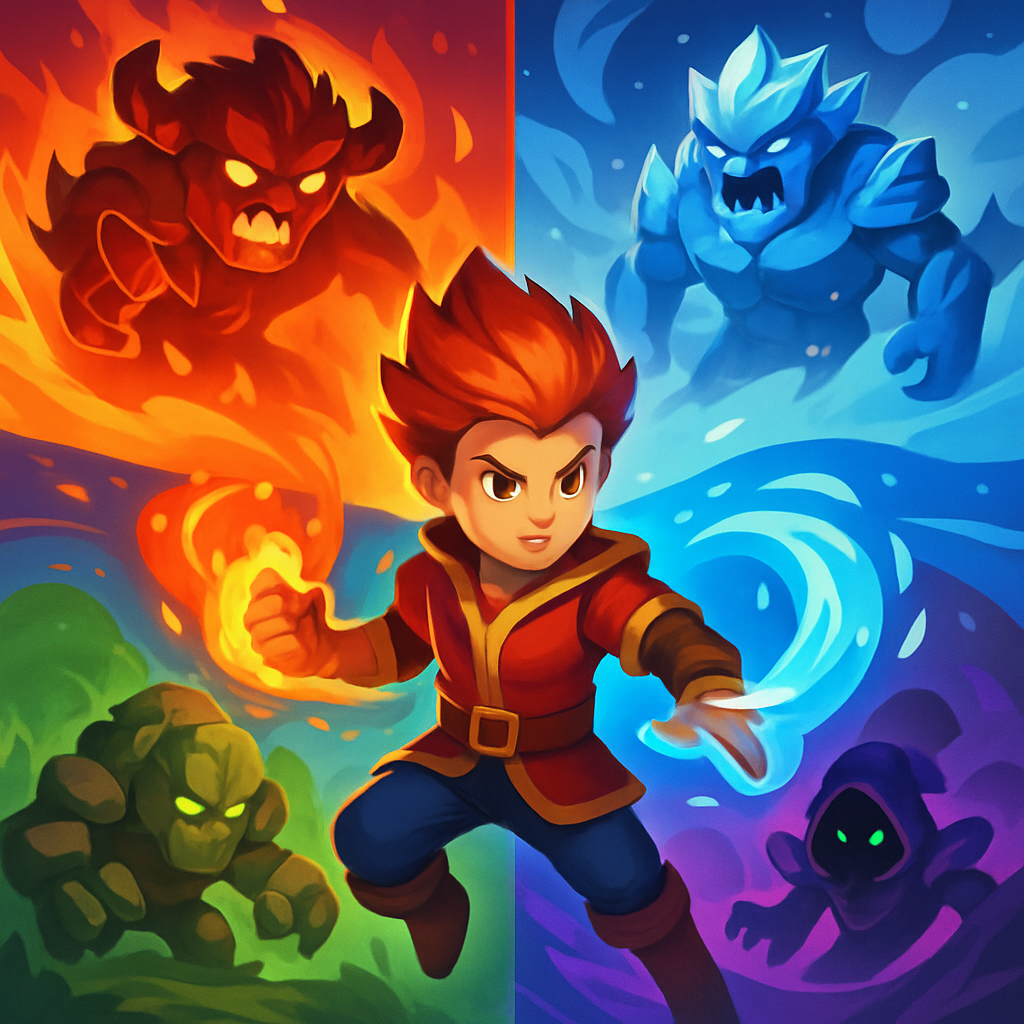 Elemental Champions: Four Worlds