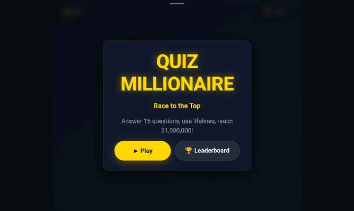 Quiz Millionaire: Race to the Top