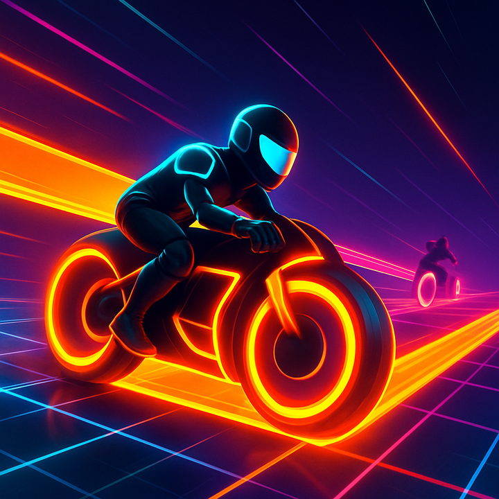 Neon Grid Riders